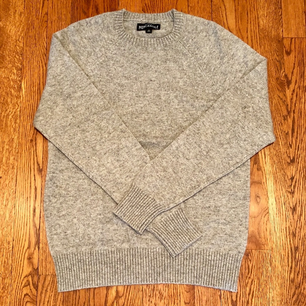 J. Crew Grey Crewneck Sweater